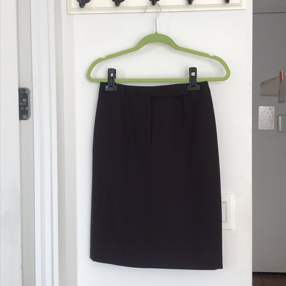 Deep Plum J. Crew Pencil Skirt